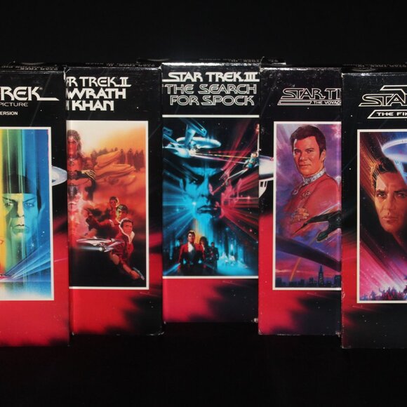 Star Trek The Movies 25th Anniversary Collector's Set | 5 Tapes Box Set - Picture 2 of 5